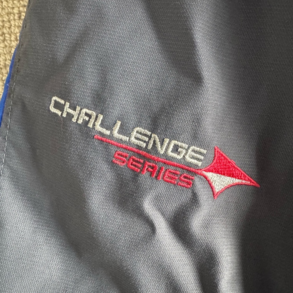 Columbia Challenge Series Vintage Ski Jacket Y2K 2003 Blue Gray Medium - Picture 8 of 13